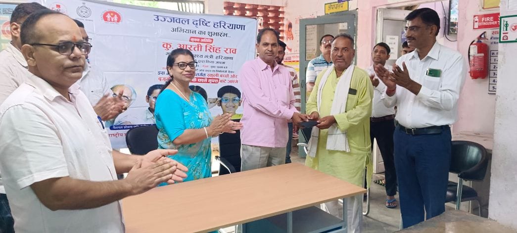 Glasses distributed after eye test