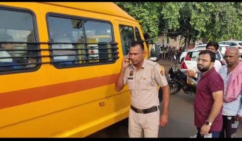 School bus full of students ran in drunken state