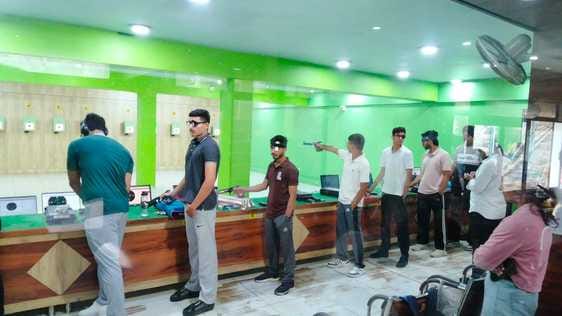 16 participants from the district will aim at shooting competitions in the state level sports Maha Kumbh