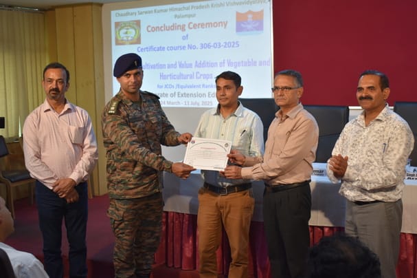The soldiers learned the tricks of farming, now they will become farmers after retirement