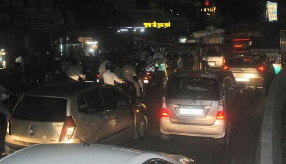 As soon as the city became one-way, the traffic system collapsed...traffic jam for the whole day