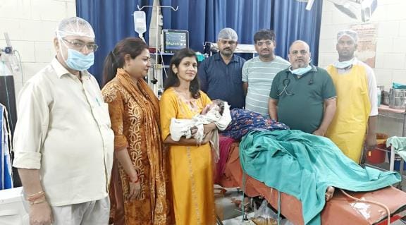 A newborn weighing more than five kilos was born, doctors were also surprised