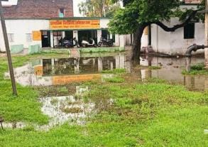 Drainage stopped, schools became ponds