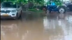 Rain became a problem in Mauganj, bridges submerged, village turned into an island, life disrupted