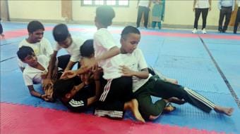 Students qualified for state level and won many medals