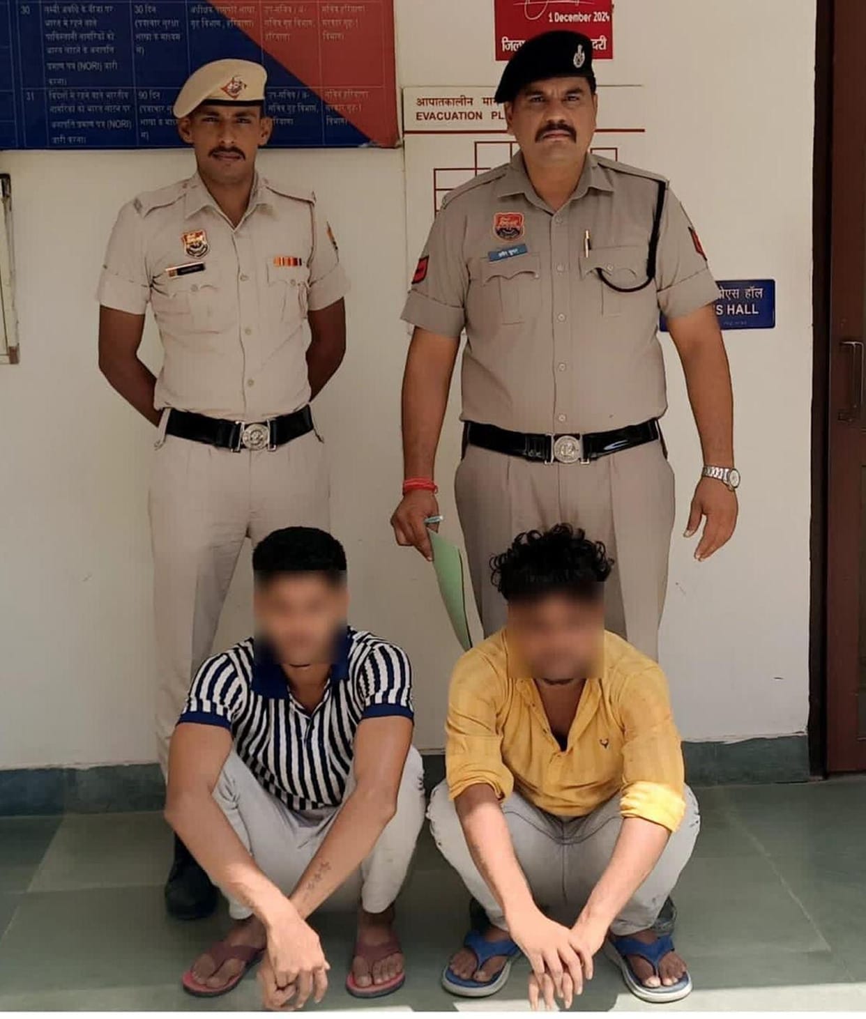 Two drivers accused of stealing a truck were arrested from Kotputli