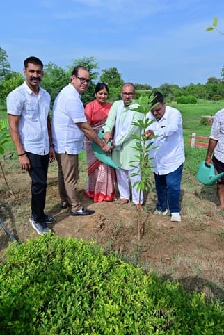 Plantation was done in the campus of Government College Kosli