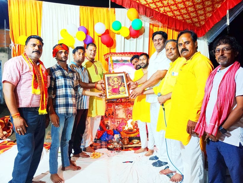 Mother's Chowki organized in Shyam Colony