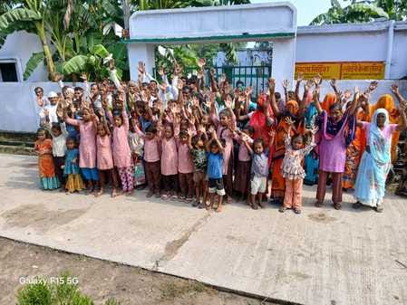 Protest against school merger