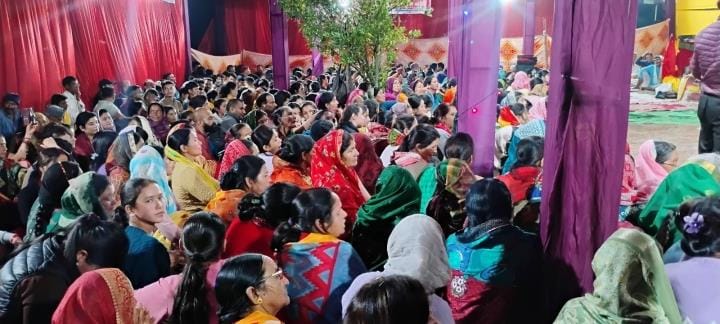 Devotees took blessings in Devi Jagar