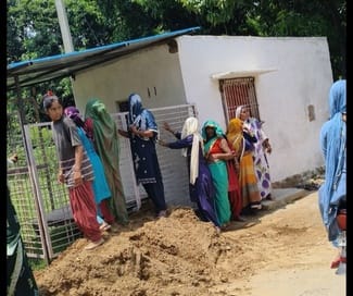 Women took to the streets in protest against the liquor contract