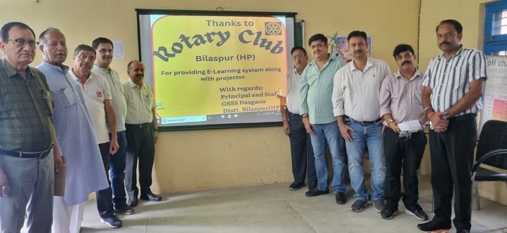 E-learning system installed in Dasgaon school at a cost of Rs 1.5 lakh