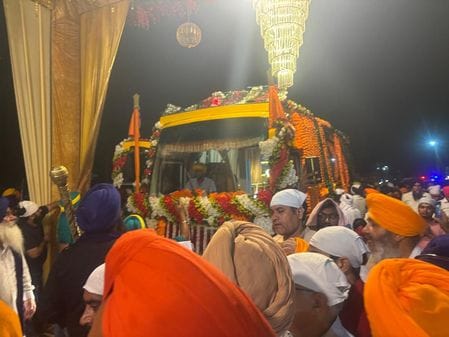 Martyrdom Yatra of the ninth Sikh Guru Shri Guru Tegh Bahadur Sahib reached Jind