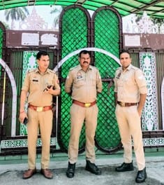 On the orders of SDM, police deployed outside ASPG College