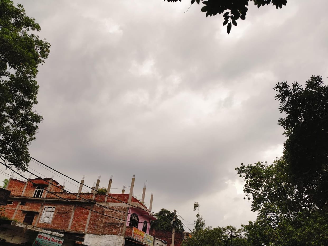 The clouds returned without rain, humidity increased the trouble