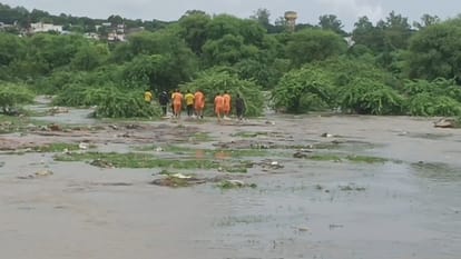 Heavy rain in Rawatbhata