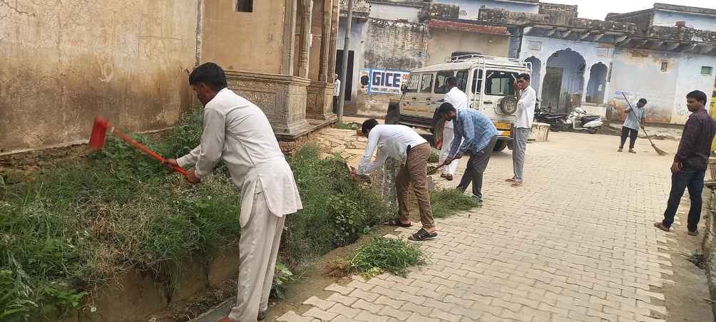 Cleanliness drive conducted in Mahasar, Bhagadhana, Banihadi