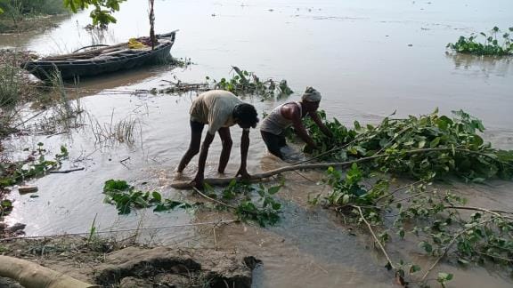 Saryu's water level decreases, relief to farmers