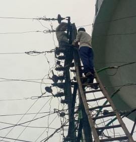 Electricity supply disrupted due to rain, water crisis
