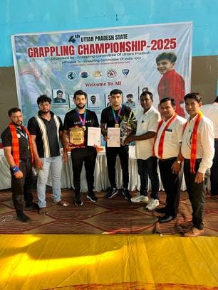 Wrestlers from Baghpat won the trophy by winning fifteen medals