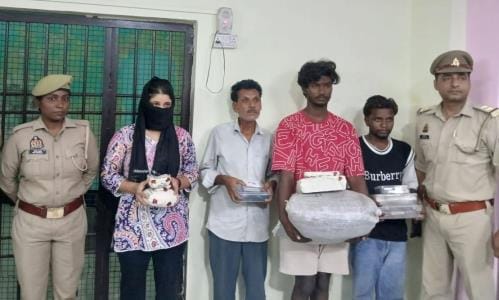 Daughter-in-law was a big drug dealer, four including father-in-law and brother-in-law arrested, drugs worth Rs 10.29 crore seized
