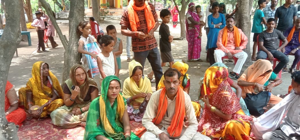 Rudra Maha Yagya started in Klesh Haran temple, Kalash Yatra taken out