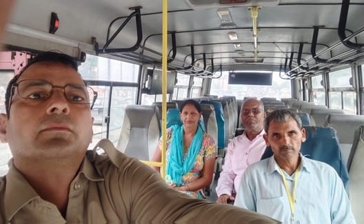 The bus that was run for a 48-kos journey got two passengers after five days