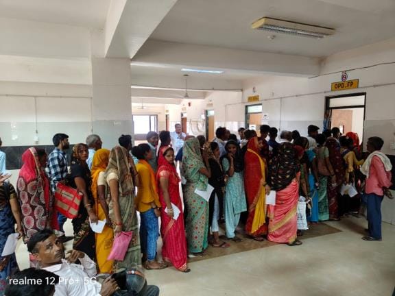 Two thousand patients reached the OPD of the medical college