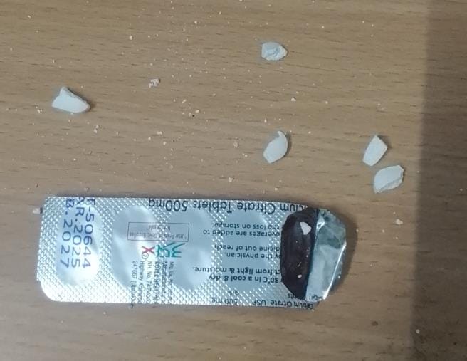 Complaint of moisture in BP medicine in government hospitals