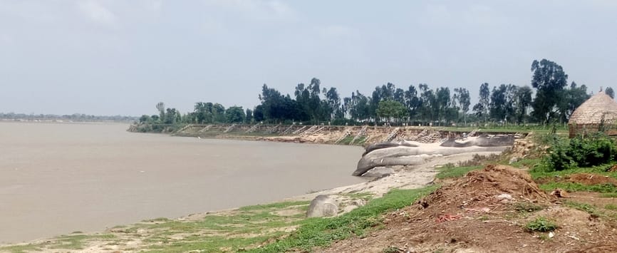 There are no arrangements to protect the coastal villages of Ramganga from floods