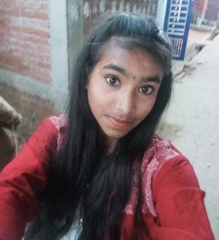A girl student riding a bicycle died after being hit by an unknown vehicle