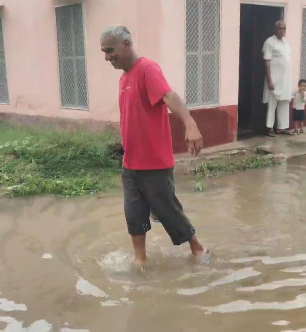 problem of waterlogging in dhanasari