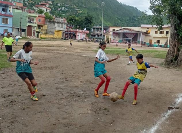Neeraj Sports team defeated Bagnath Academy