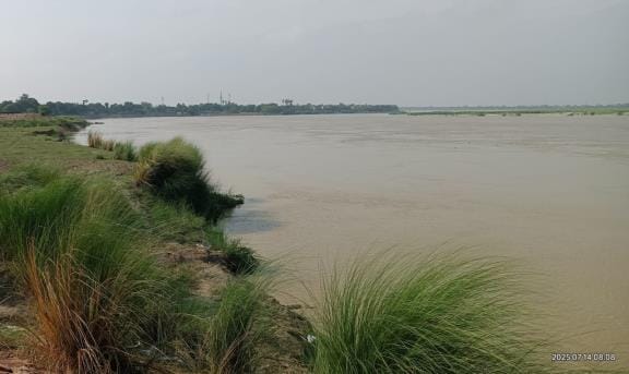 Sarayu trees softened in Bhagalpur, flood threat hills