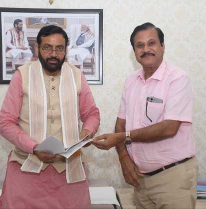 MLA met CM for development