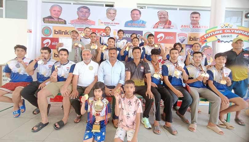 In the state swimming competition, swimmers of Champions Aquatic Academy won 101 medals including 39 gold medals