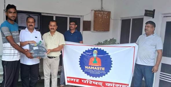 Safety kits distributed to sewermen under Namaste scheme