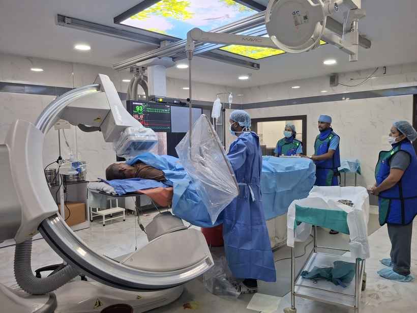 new cath lab started at kgmu