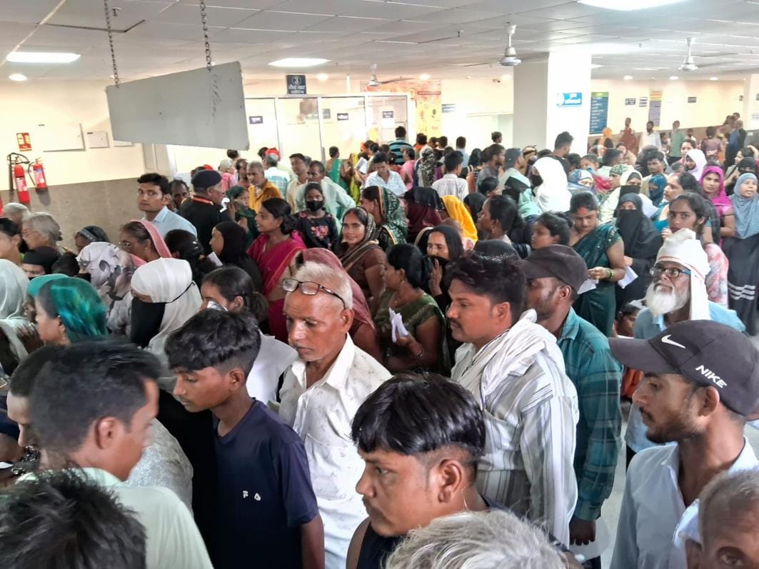 Increase the number of counters and give privileges to patients
