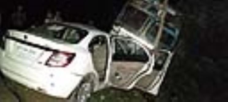 Tanker and car collide, four injured, two referred to Lucknow