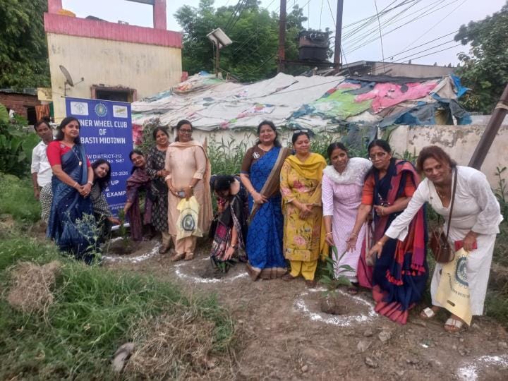 Women of Innerwheel Club planted trees