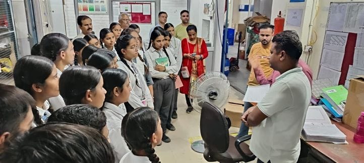 Indian Standards Bureau Club students made an educational tour to Mehtpur Industry