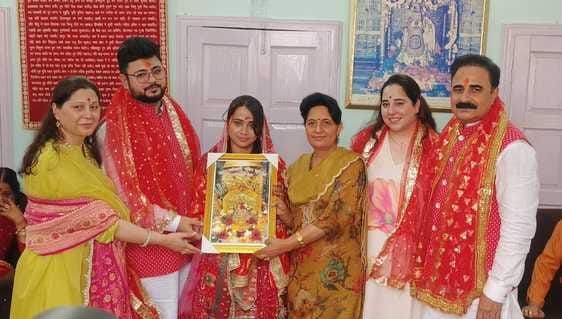 Education Board Chairman visited Bajreshwari Temple