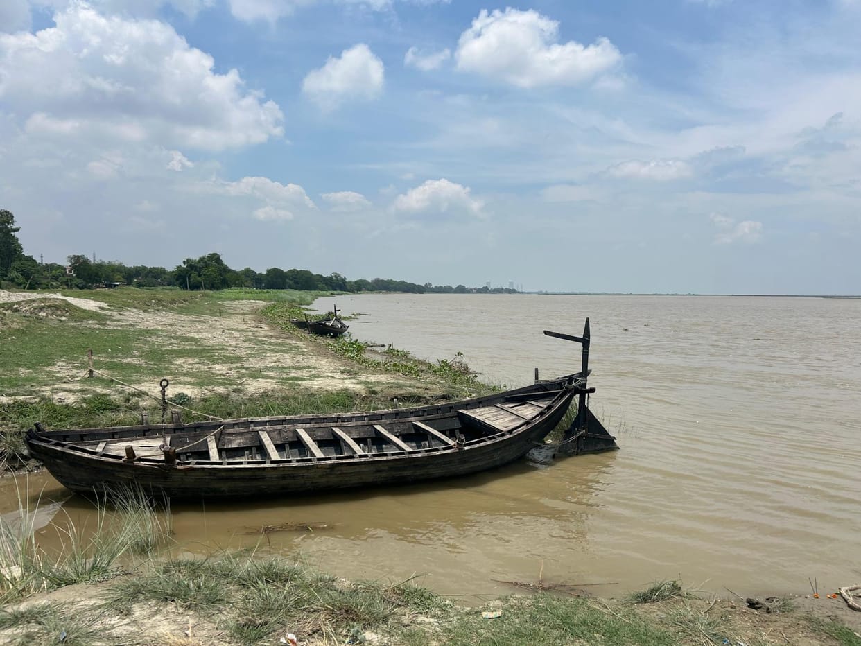 Farmers get relief as water level of Saryu river becomes stable