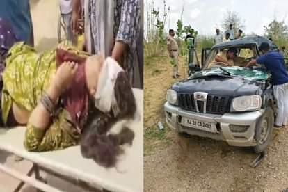 ट्रक और स्कॉर्पियो की भिड़ंत; एक की मौत, सात घायल