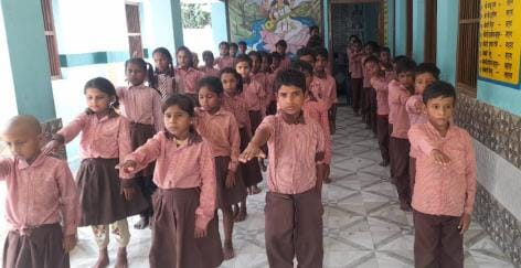 Children took pledge and oath for groundwater conservation