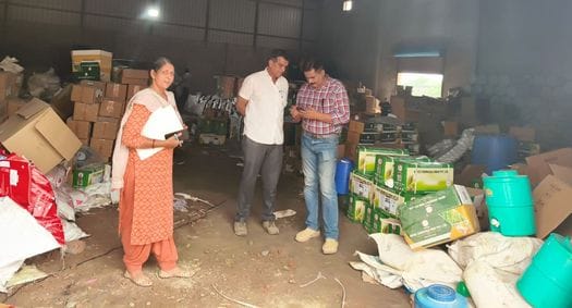 Raid by Chief Minister's Flying Squad in Rohtak, Pesticide factory running without license sealed