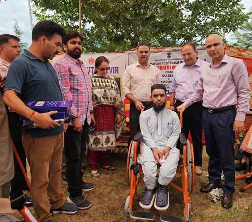 Kishtwar, Social Welfare Department, Camp for Handicap Persons
