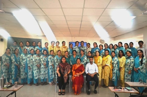 Teachers were made aware of new methods of creative teaching