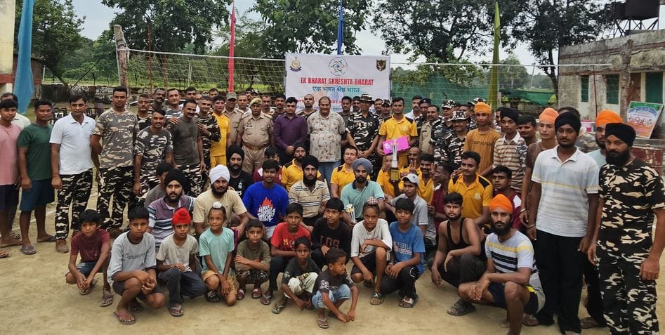 Soldiers of SSB Third Corps were the winners of the volleyball match
